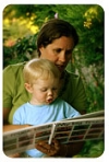 Mother & Son Reading